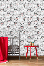 Cute Cats Colorful Wallpaper