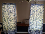 Cynthia Jacobean Light Filtering Window Curtain Set