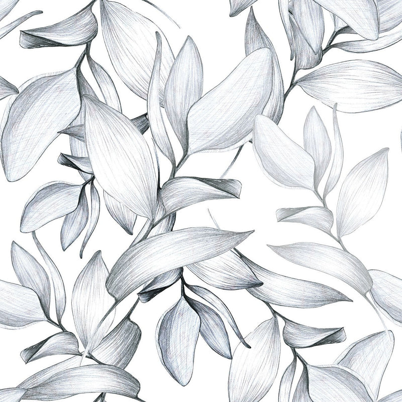 Elegant Gentle Leaves Wallpaper Smart