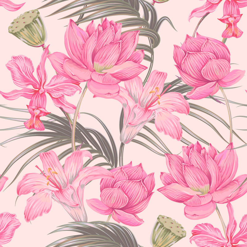 Pink Flowers Wallpaper
