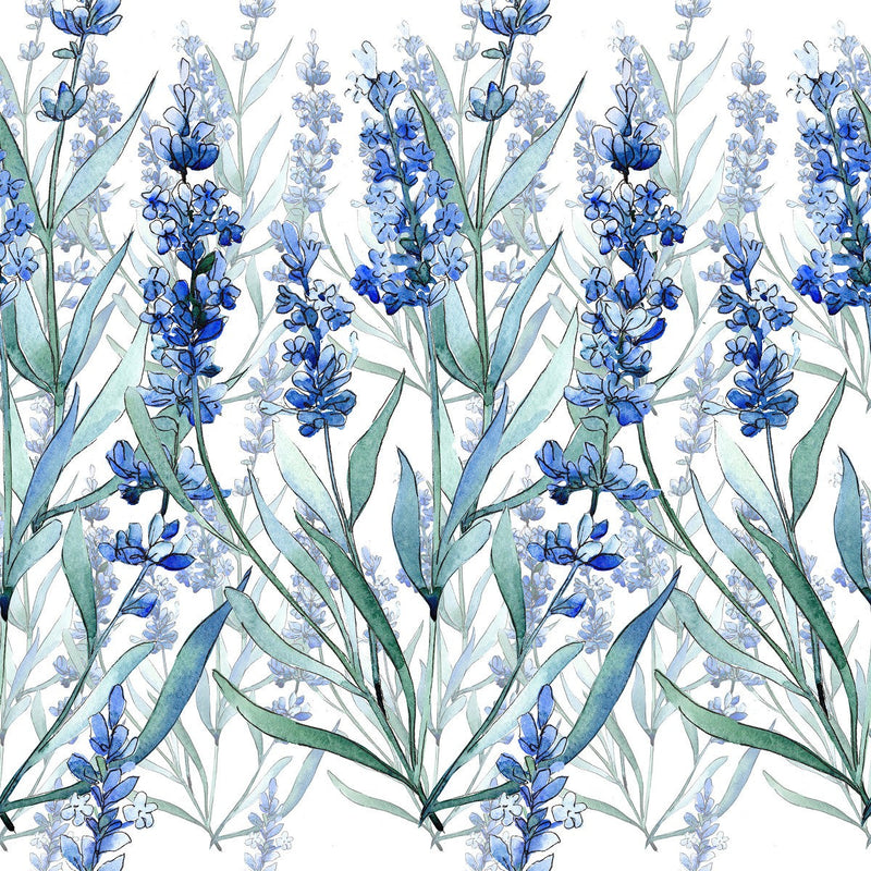 Meadow Blue Flowers Wallpaper