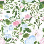 Voguish Hand Drawn Flowers Wallpaper Smart High-Quality