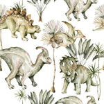 Dinosaurs Pattern Wallpaper