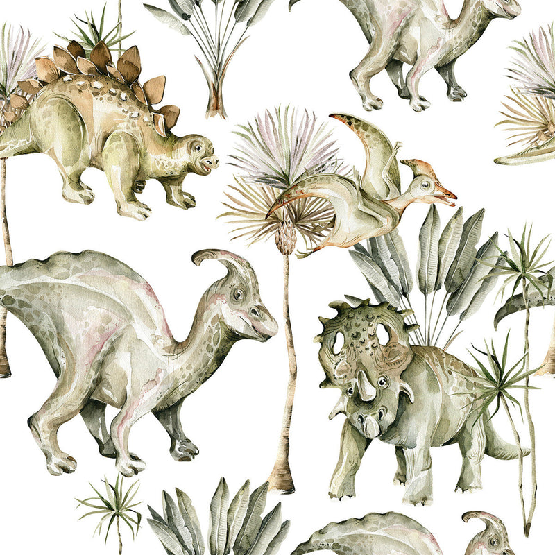 Dinosaurs Pattern Wallpaper
