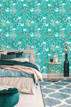 Doves and Flowers Wallpaper