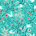 Doves and Flowers Wallpaper