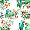 Parrots and Berries Wallpaper