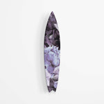 Purple Peony Flowers Acrylic Surfboard Wall Art