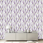 Contemporary Little Purple Flowers Wallpaper Chic