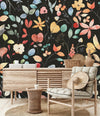 Autumn Leaves on Dark Wallpaper