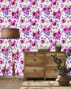 Lilac and Purple Flowers Wallpaper