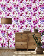 Lilac and Purple Flowers Wallpaper