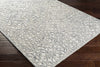 Malmesbury Embossed Cream/Blue Wool Rug