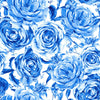 Blue Peonies Wallpaper