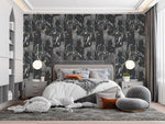 Dark Wallpaper with Wolves