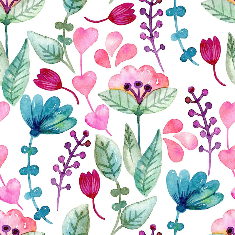 Watercolor Spring Flowers  Wallpaper