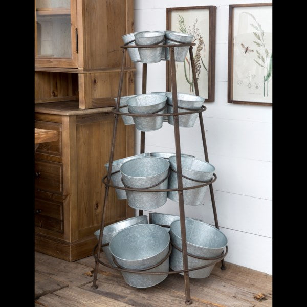 Lovecup Metal Tubs Display L1621