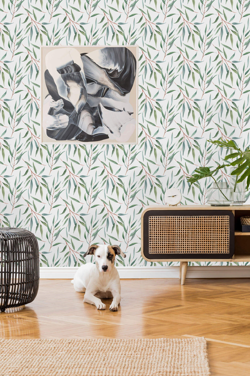 Eucalyptus Branches Wallpaper