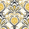Yellow Vintage Design Wallpaper