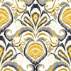 Yellow Vintage Design Wallpaper