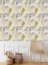 Herbal White Wallpaper