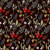 Wild Rose on Black Background Wallpaper
