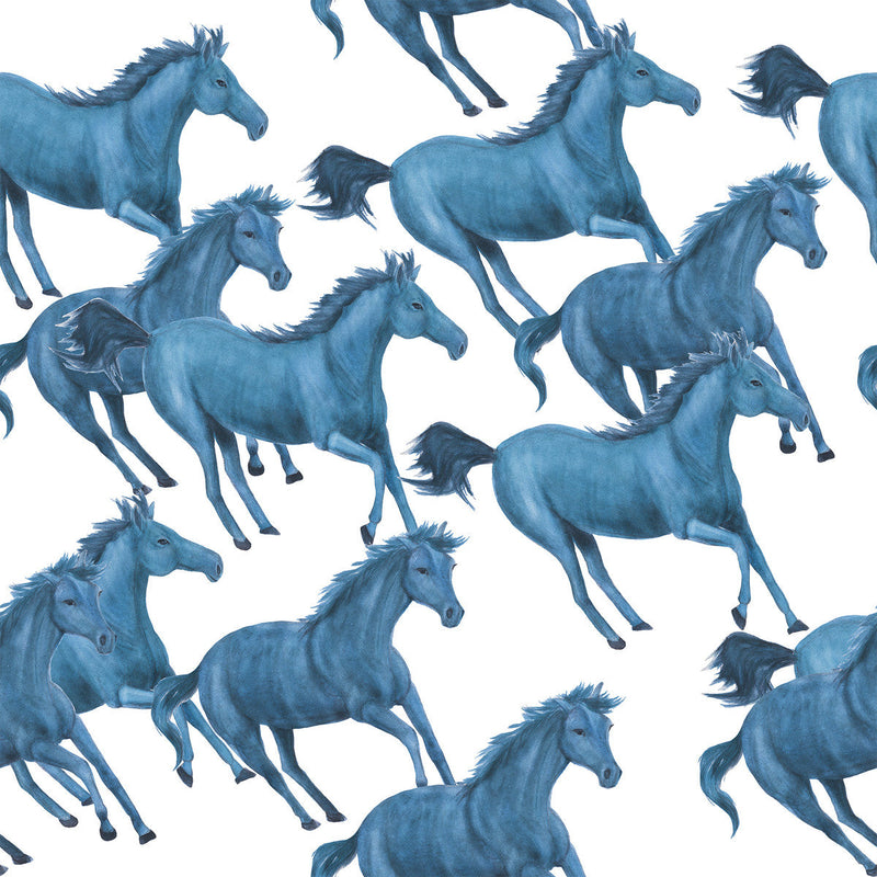 Blue Horses Wallpaper