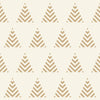 White Wallpaper with Beige Pyramid