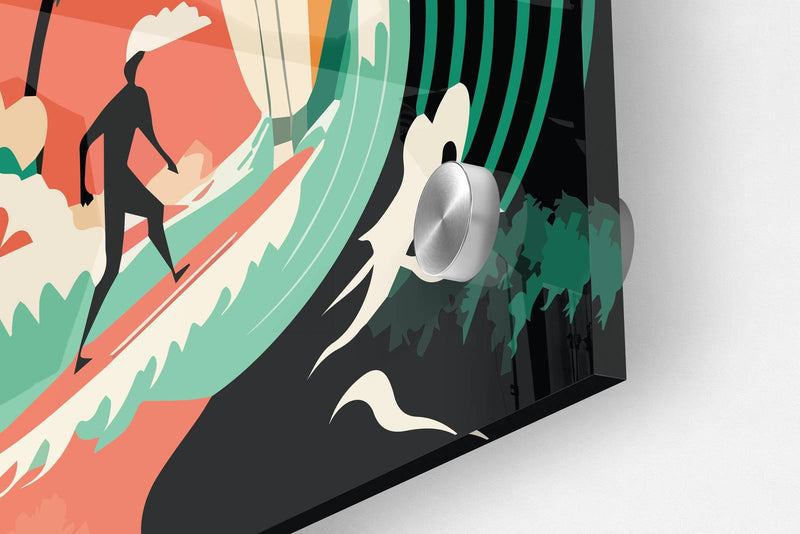 Surfing Style Set of 3 Prints Modern Wall Art Modern Artwork