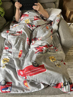 Fire Truck 7-Pound Weighted Blanket Set