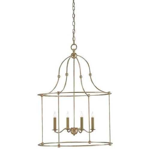 Currey and Company Fitzjames Lantern Silver Granello 9000-0068 - LOVECUP
