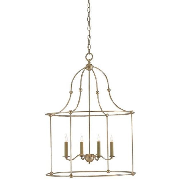 Currey and Company Fitzjames Lantern Silver Granello 9000-0068 - LOVECUP
