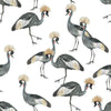 Light Wallpaper with Exotic Birds