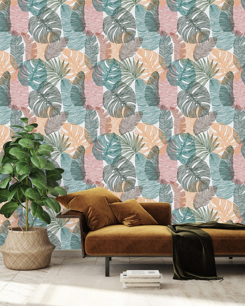Exotic Leaves Wallpaper