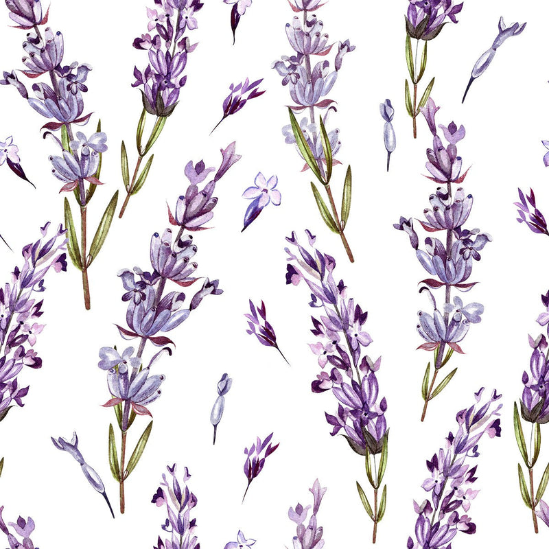 Contemporary Little Purple Flowers Wallpaper Chic