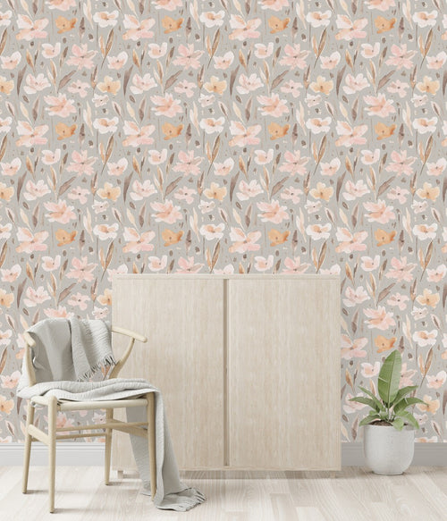 Watercolor Beige Wallpaper