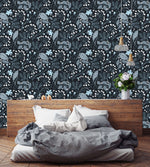 Stylish Flowers and Berries Wallpaper Smart