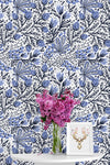 Folk Flowers Wallpaper