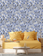 Folk Flowers Wallpaper