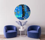 Herbs and Wild Flowers Printed Mirror Acrylic Circles