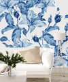 Blue Lilies Wallpaper