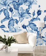 Blue Lilies Wallpaper