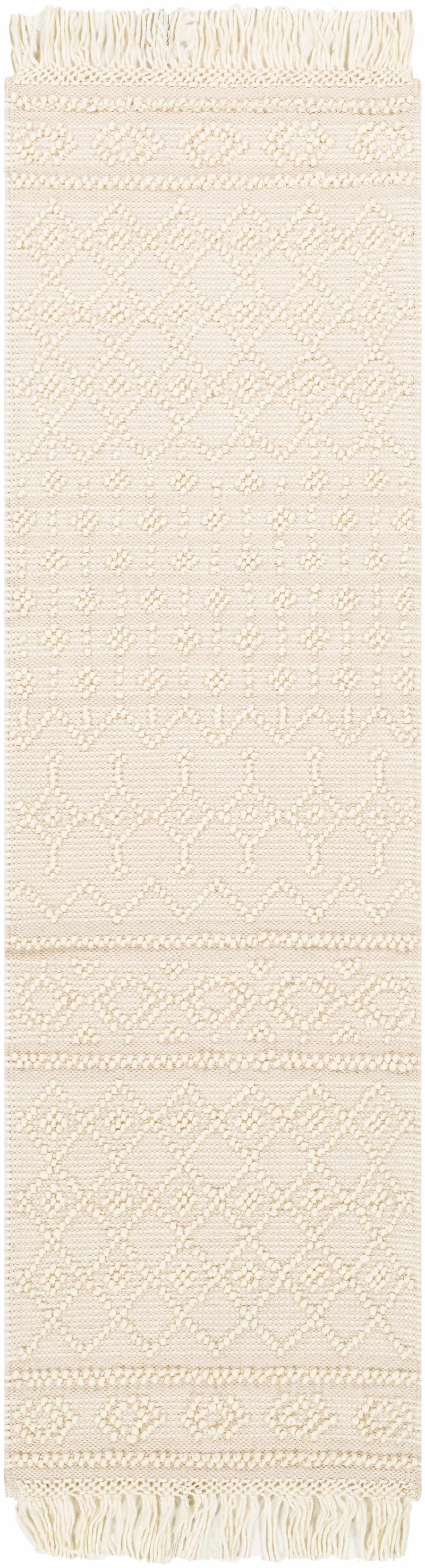 Brothers Beige Wool&Cotton Rug