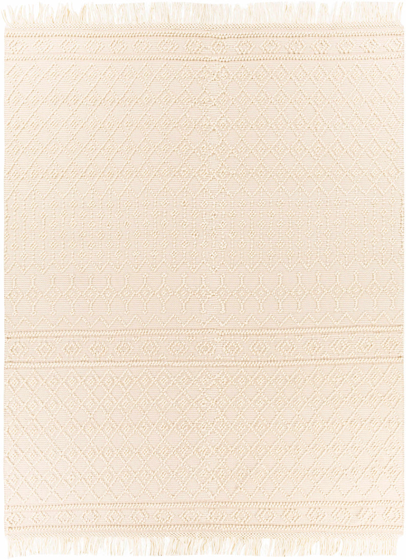 Brothers Beige Wool&Cotton Rug