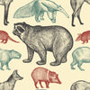 Stylish Exotic Animals Wallpaper Chic