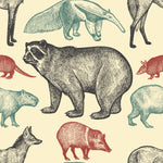 Stylish Exotic Animals Wallpaper Chic