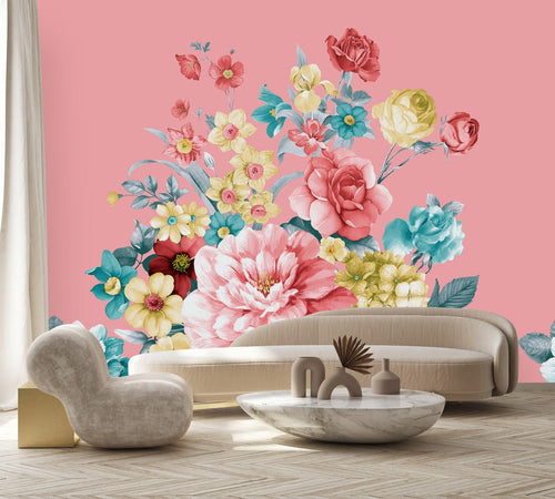 Pink Floral Wallpaper