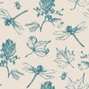 Dragonfly and Leaves Wallpaper