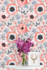 Giant Poppy Flowers Wallpaper