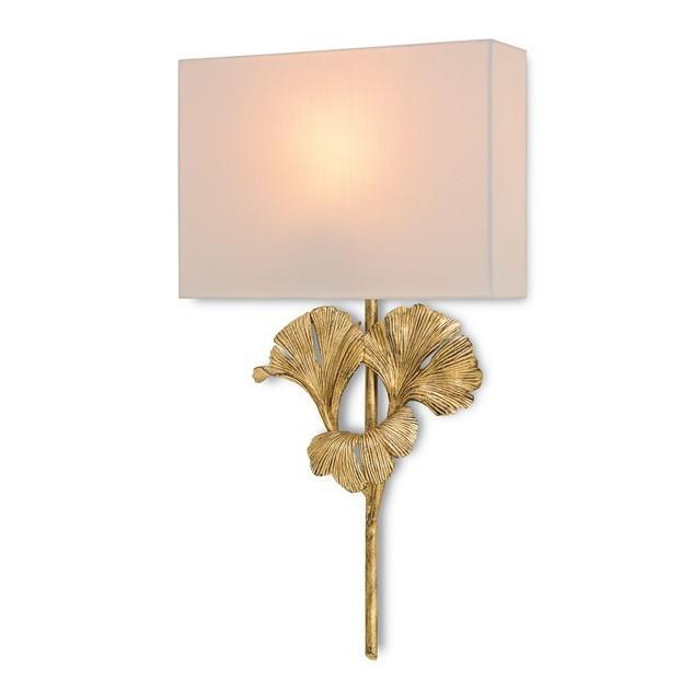 Currey and Company Gingko Wall Sconce 5178 - LOVECUP